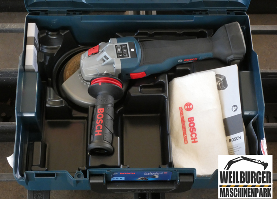 18V Akku Winkelschleifer Schleifgerät mieten - Bosch GWS 18V-10 SC